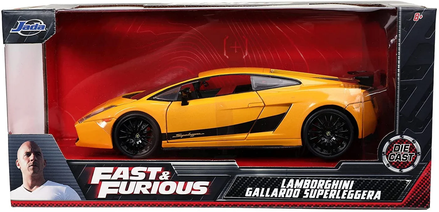 Noutăți Librăria Compas - Jada Fast and Furious Masinuta Metalica Lamborghini Gallardo 1:24