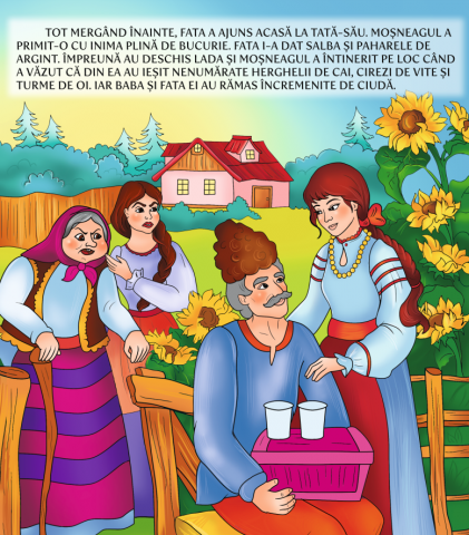Fata babei si fata mosneagului. Carte cu ilustratii [2]