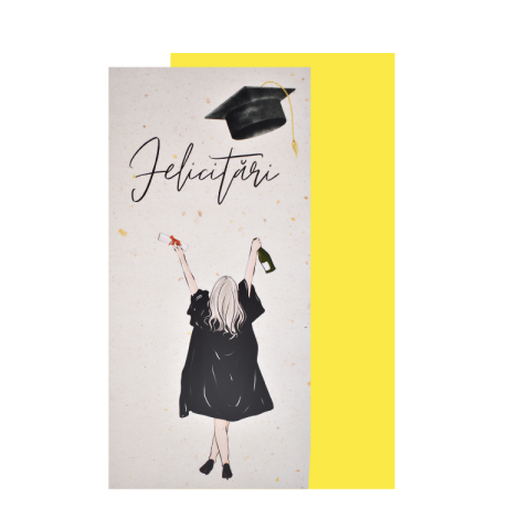 Felicitări - Felicitare cu plic absolvire "Felicitari"