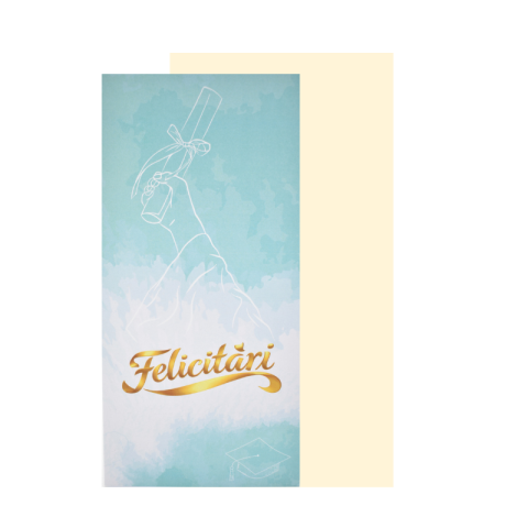 Felicitări - Felicitare cu plic absolvire "Felicitari" 2026