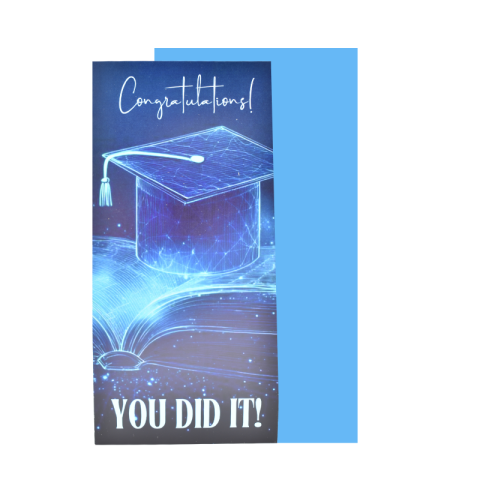 Articole Party - Felicitare cu plic absolvire „Congratulations! You did it!”
