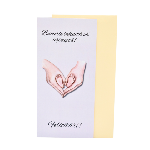 Felicitări - Felicitare cu plic - Bucurie infinita va asteapta! Felicitari!
