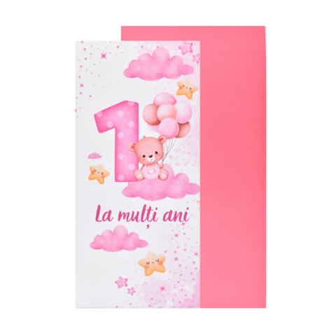 Felicitări - Felicitare cu plic - La Multi Ani 1 An