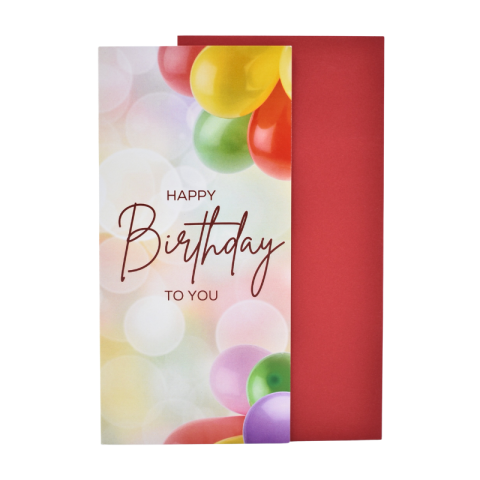 Papetărie și articole din hârtie - Felicitare cu plic - Happy birthday to you