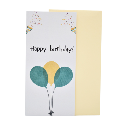 Papetărie și articole din hârtie - Felicitare cu plic - Happy Birthday!
