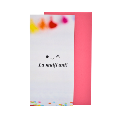 Papetărie și articole din hârtie - Felicitare cu plic - La multi ani!