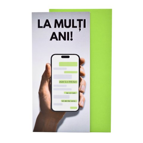Felicitări - Felicitare cu plic - La multi ani!