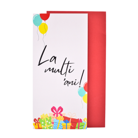 Felicitări - Felicitare cu plic - La multi ani!