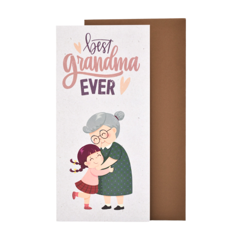 Felicitări - Felicitare cu plic - Best grandma EVER