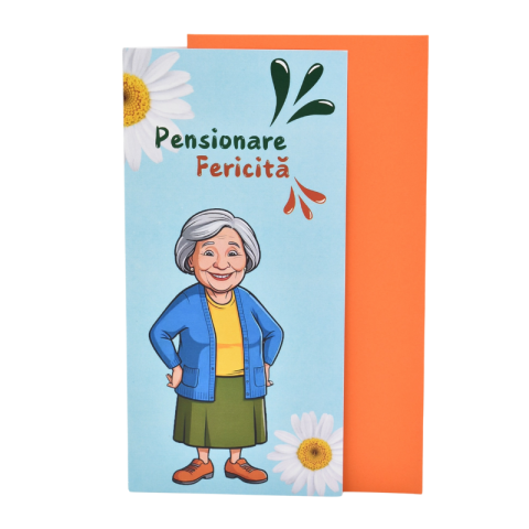 Felicitări - Felicitare cu plic - Pensionare fericita