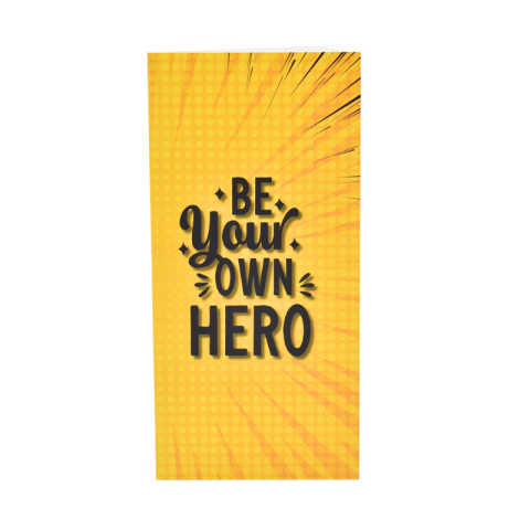 Felicitare cu plic - Be your own hero [1]