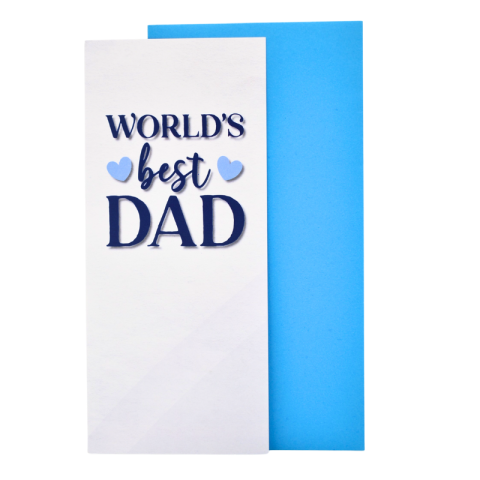 Felicitări - Felicitare cu plic - World's best DAD