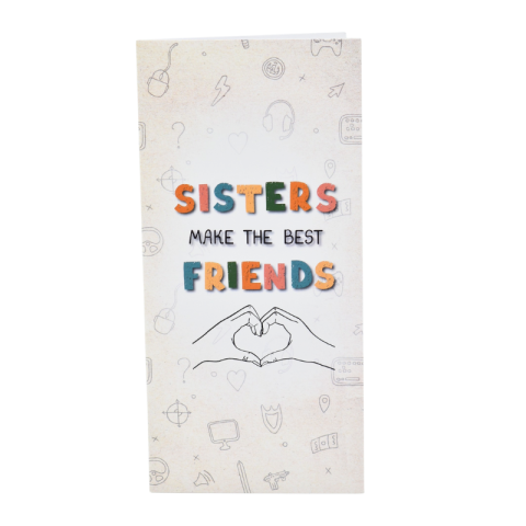 Felicitare cu plic - Sisters make the best friends [1]