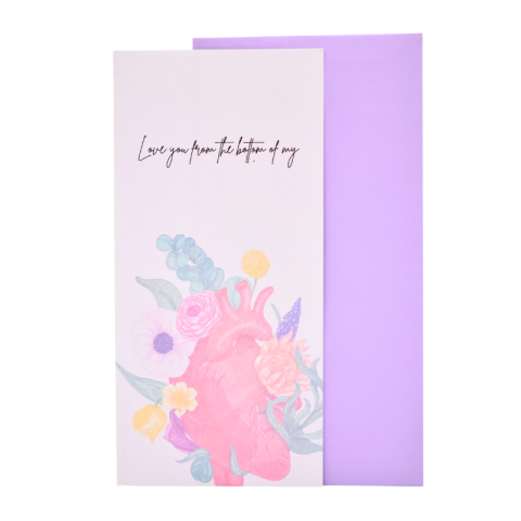 Felicitări - Felicitare cu plic - Love you from the bottom of my heart