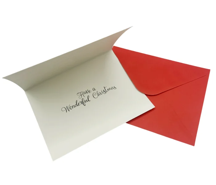 Felicitare de Craciun Merry Christmas cu Mos Craciun si ren [1]
