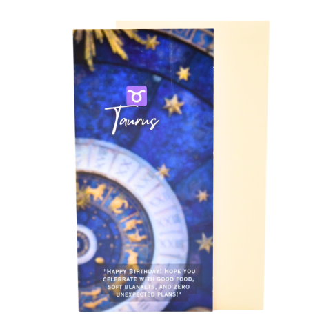 Felicitări - Felicitare cu plic - zodia Taur