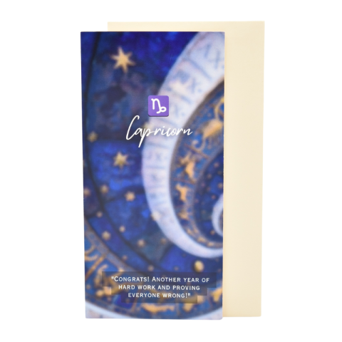 Felicitări - Felicitare cu plic - zodia Capricorn