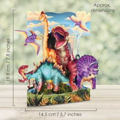 Felicitare 3D Santoro Dinozauri [2]