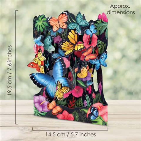 Felicitare 3D Santoro Fluturi tropicali [1]