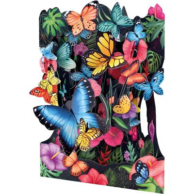 Felicitări - Felicitare 3D Santoro Fluturi tropicali