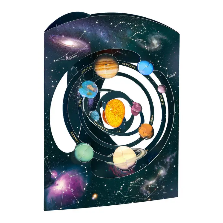 Felicitări - Felicitare 3D Santoro Sistemul solar