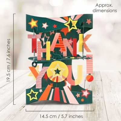 Felicitare 3D Santoro Thank You [1]