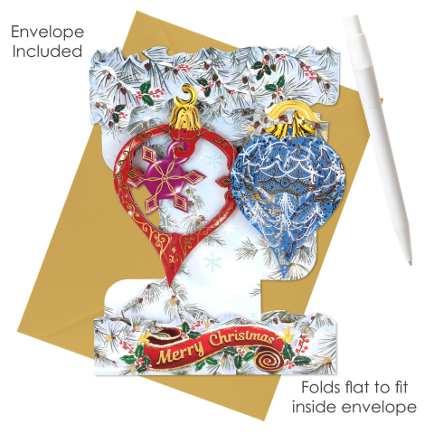 Felicitare swing cards design globuri 14.5 x 19.5 x 12 cm [1]
