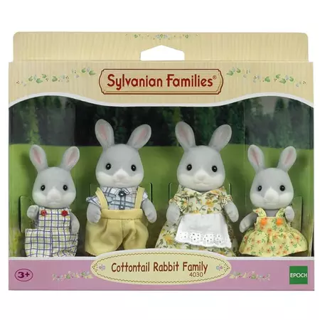 Jucării și jocuri - Set 4 figurine Familia Iepurasilor Cottontail Sylvanian Families