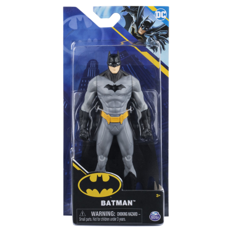 Jucării și jocuri - FIGURINA BATMAN 15CM IN ARMURA GRI