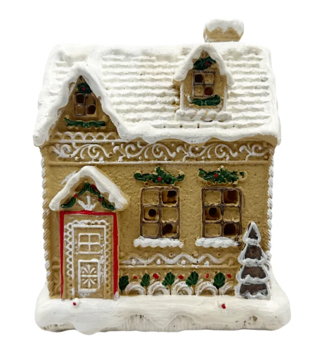 Noutăți Librăria Compas - Casuta turta dulce impodobita Jolly 15 cm