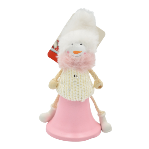 Noutăți Librăria Compas - Figurina cu picioare textil roz 13x6.5 cm