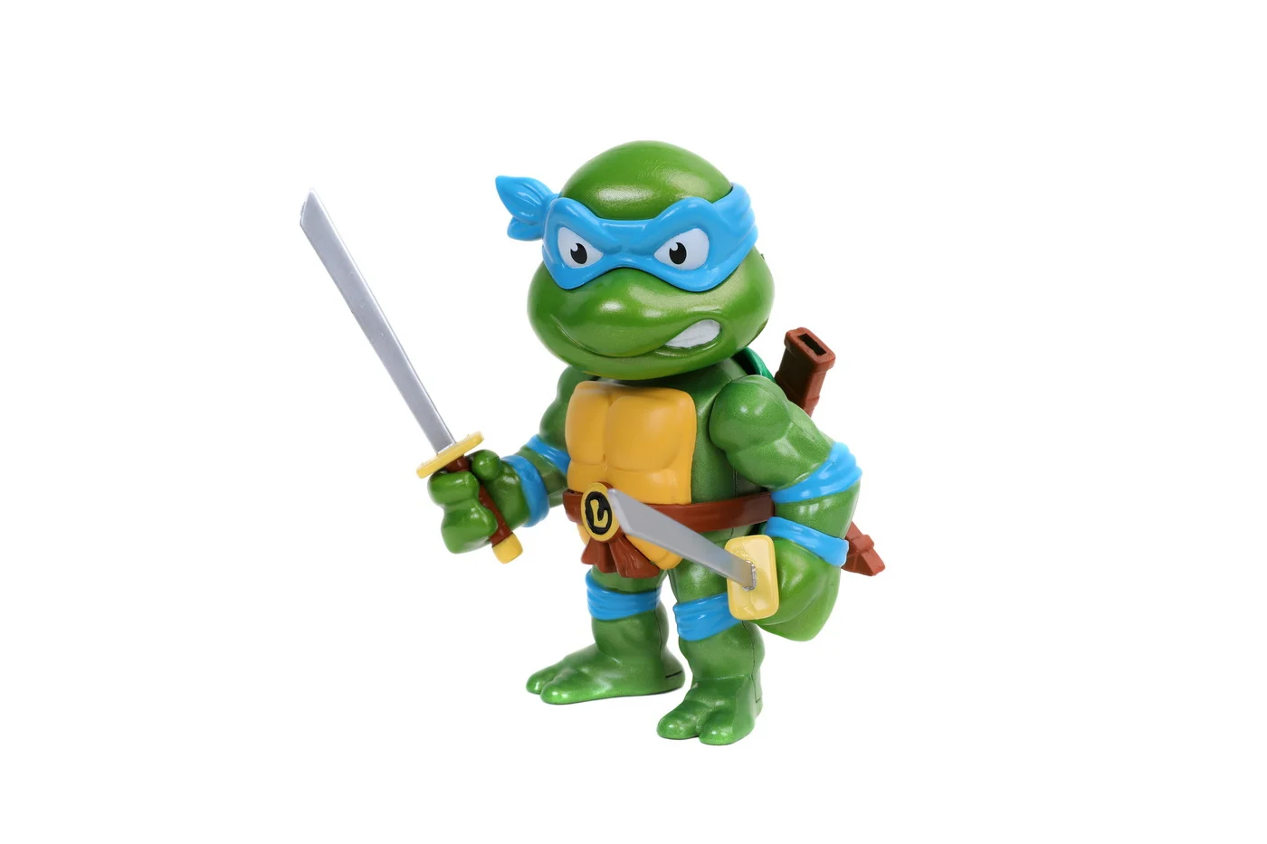 Figurina metalica articulata Testoasele Ninja Leonardo 10 cm [2]