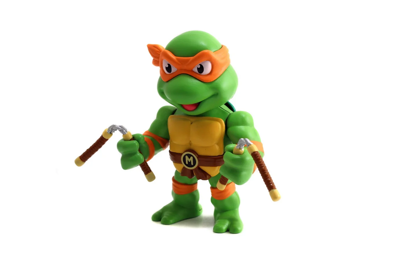 Figurina metalica articulata Testoasele Ninja Michelangelo 10 cm [2]