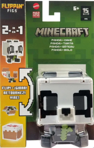Jucării și jocuri - Figurina Minecraft 2 in 1 Flippin Figs Panda
