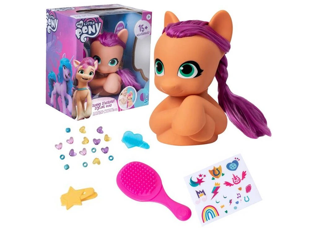 Figurine - Cap de pieptanat Sunny Starscout cu accesorii My Little Pony