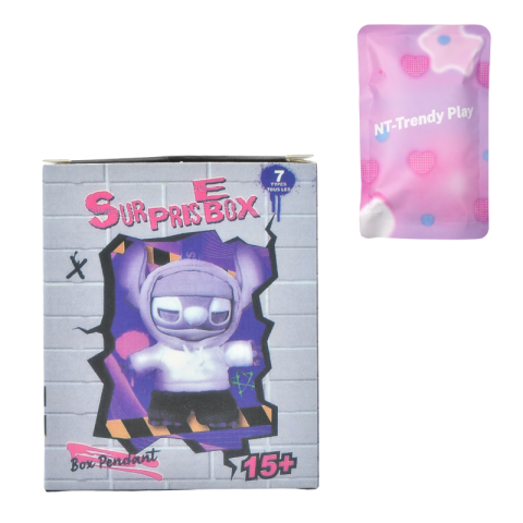 Jucării și jocuri - Figurina surpriza tip blind box cu pandantiv 15+