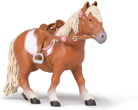 Noutăți Librăria Compas - Figurina Papo Ponei Shetland cu sa 9 x 3 x 7 cm
