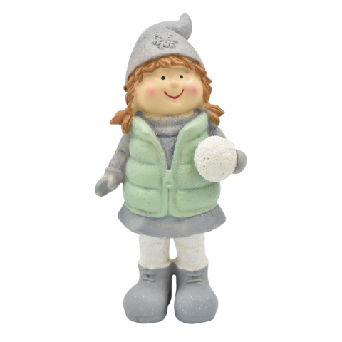 Noutăți Librăria Compas - Figurina fata/baiat din rasina 9x18.5 cm