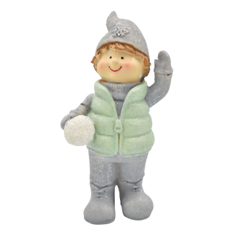 Figurina fata/baiat din rasina 9x18.5 cm [1]