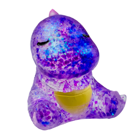 Figurina Squeezy dinozaur 5x4.5x7.5 cm culori diferite [1]