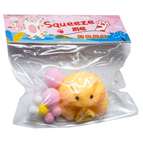Noutăți Librăria Compas - Figurina Squeezy Hamster 50g diferite culori