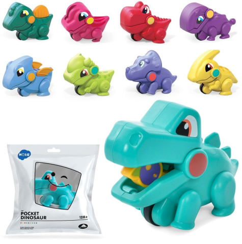 Noutăți Librăria Compas - Figurina Hola Toys Dinozaur de buzunar culori diferite