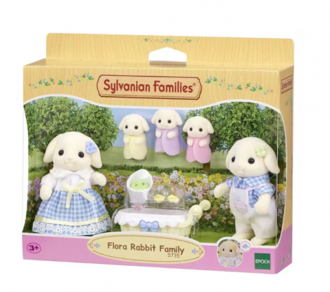 Jucării și jocuri - Set figurine Sylvanian Families Familia Iepurașilor Flora