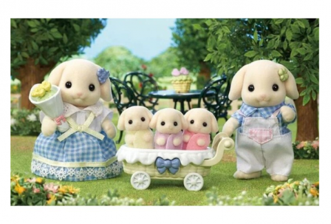 Set figurine Sylvanian Families Familia Iepurașilor Flora [3]