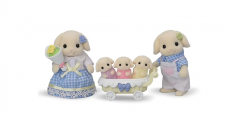 Set figurine Sylvanian Families Familia Iepurașilor Flora [5]