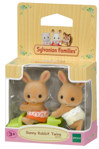 Figurine - Set 2 figurine - Sylvanian Families - Gemeni iepurasi Sunny
