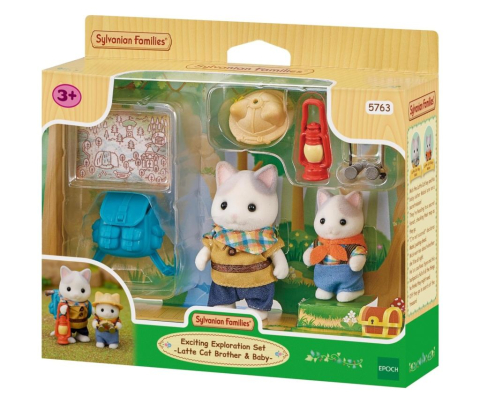 Jucării și jocuri - Set 2 figurine Sylvanian Families Pisicutele Exploratoare