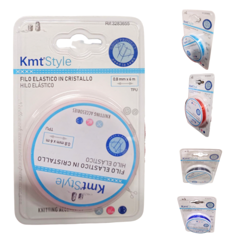 Artă și creativitate - Fir elastic din cristal 0.8mm x 6m culori diferite