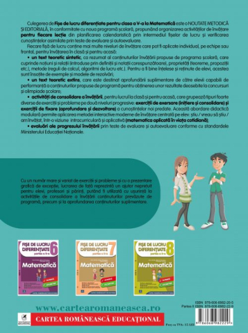 Fise de lucru diferentiate. Matematica. Clasa a V-a - Partea a II-a - Florin Antohe, Gheorghe Iacovita, Marius Antonescu [1]