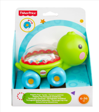 Jucării pentru bebeluși - Jucarie Fisher Price Poppity Pop Testoasa